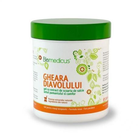 Biomedicus Gel Ghiara Diavolului, Untul Pamantului, Salcie, 250 ml