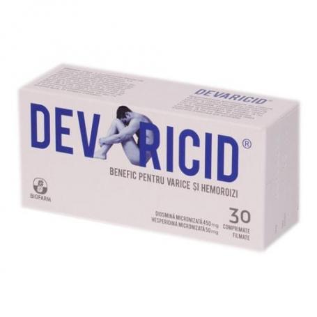 Devaricid, 30 comprimate, Biofarm (varice, pret)