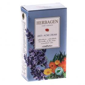 Crema Antiacnee cu galbenele, lavanda, arbore de ceai, Herbagen