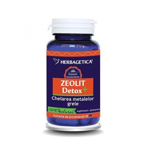 Zeolit Detox +, 30 capsule, Herbagetica