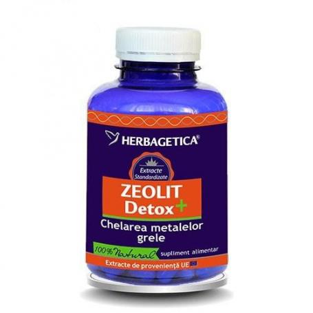 Zeolit Detox +, 120 capsule, Herbagetica