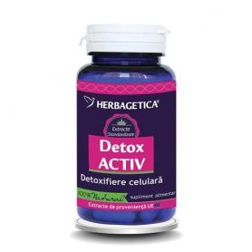 Detox Activ, 30 capsule, Herbagetica