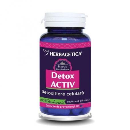 Detox Activ, 30 capsule, Herbagetica