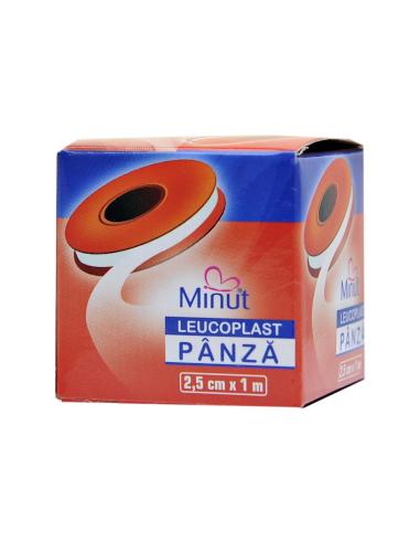 Leucoplast, suport panza, 2,5 cm x 1 m, Minut
