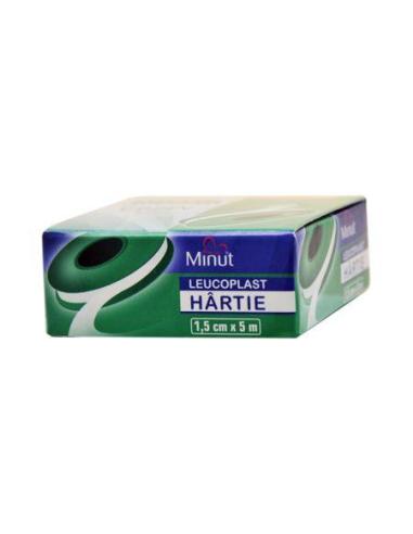 Leucoplast hartie, 1.5 cm x 5 m, Minut | SAM Distribution