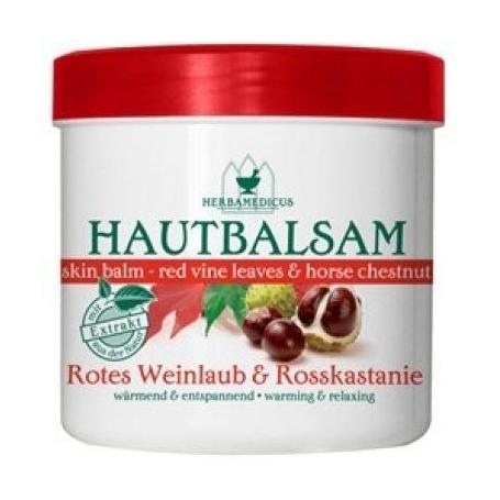 Balsam cu frunze rosii de vita de vie si castan salbatic, 250 ml, Herbamedicus