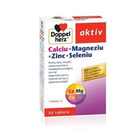 oppelherz Calciu Magneziu Zinc Seleniu, 30 capsule