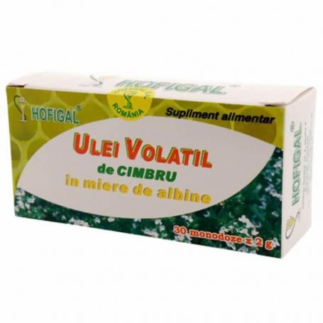 Ulei volatil de cimbru in miere de albine monodoze
