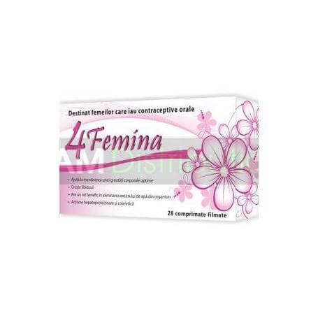 4 Femina, 28 comprimate, Zdrovit