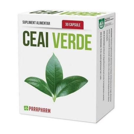 Ceai Verde, 30 capsule, Parapharm