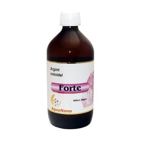 Argint coloidal Forte, 30 ppm, 500 ml, AquaNano