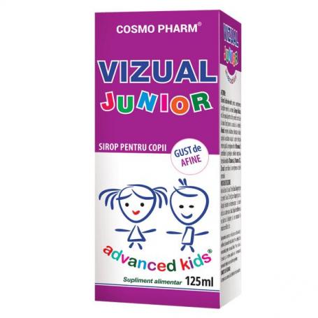 Vizual Junior sirop pentru copii, 125 ml (pret, prospect) Cosmopharm