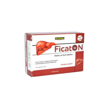 Ficaton, 30 capsule (armurariu, silimarina), Only Natural