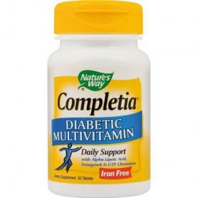Completia Diabetic Multivitamin Nature's Way, 30 tablete, Secom