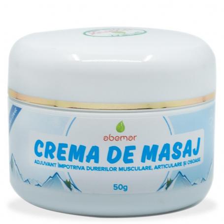 Crema de masaj pentru dureri musculare, 50 g, Abemar Med