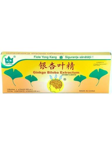 Ginkgo Biloba 10 fiole, Yong Kang
