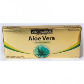 Aloe Vera 1000 mg, fiole buvabile Only Natural