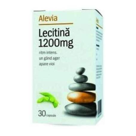 Lecitina1200 mg, 30 capsule, Alevia