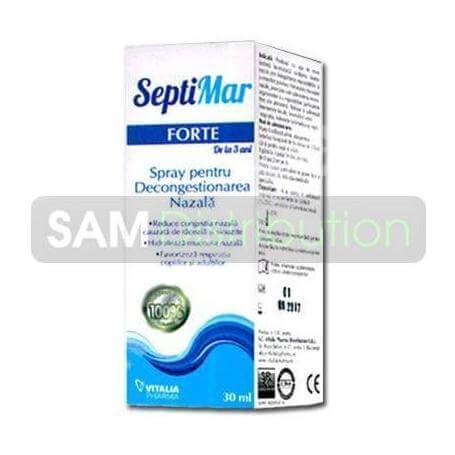 pray nazal cu apa de mare SeptiMar Forte,30 ml,Vitalia