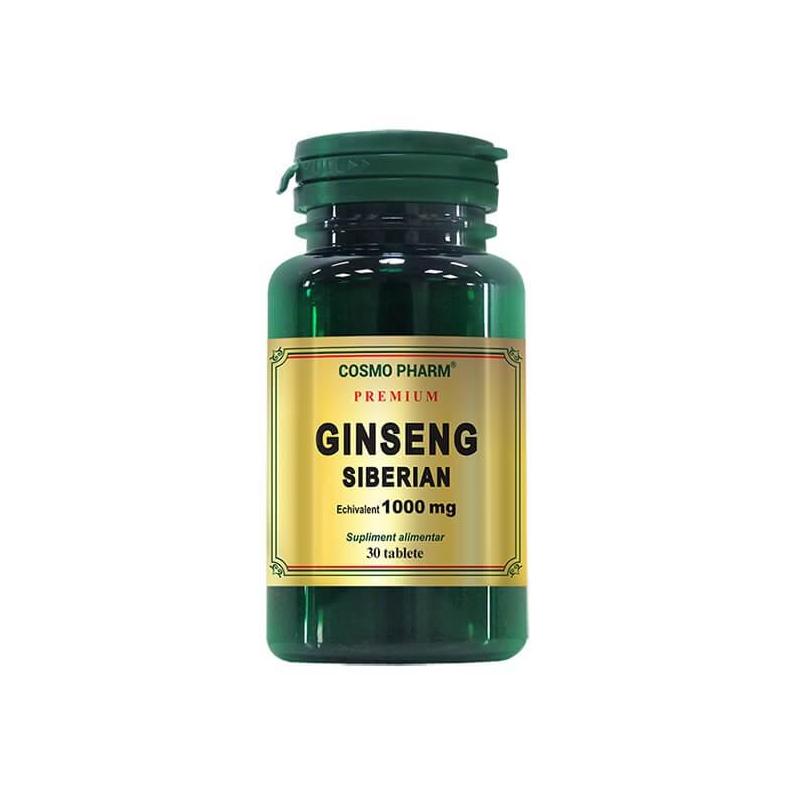 Ginseng Siberian, Premium , 60 tablete, Cosmopharm