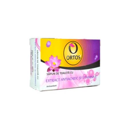Sapun cu extract antiacneic si vitamina E 100gr Ortos
