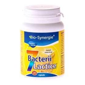 7 Bacterii Lactice, 20 capsule, Bio-Synergie