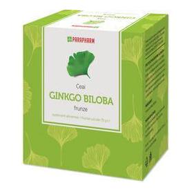Ceai Ginkgo Biloba frunze, 75 g, Parapharm