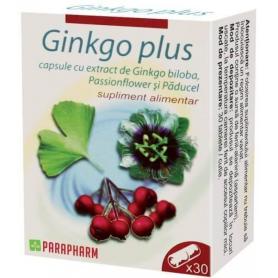 Ginkgo plus, 30 capsule, Parapharm 2
