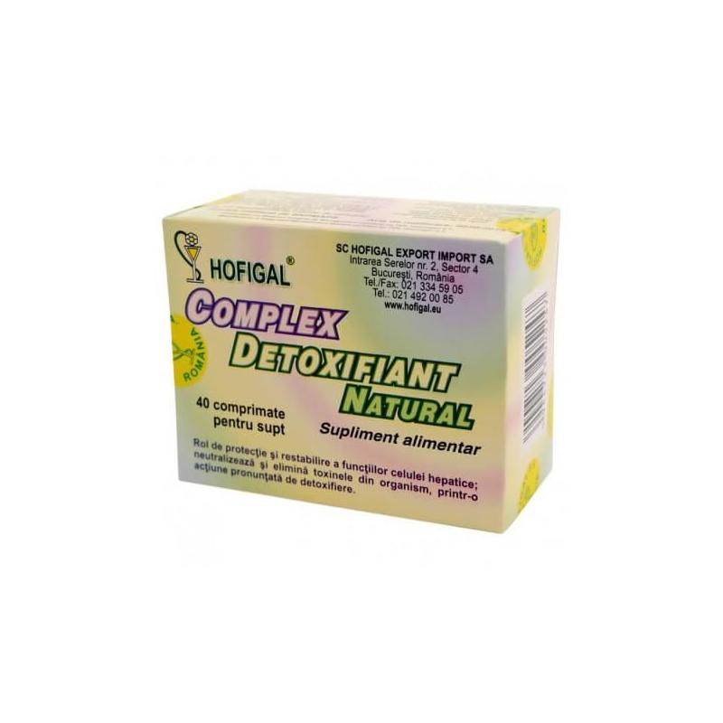 Complex detoxifiant, 40 comprimate, Hofigal