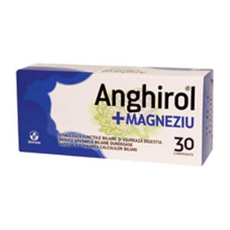 Anghirol + Magneziu, 30 comprimate, Biofarm