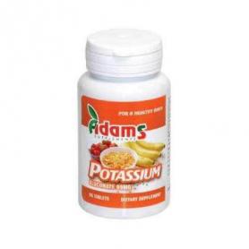 Gluconat de potasiu 99mg 90 tablete Adams Vision