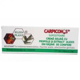 Supozitoare Carpicon S, 10 supozitoare, Elzin Plant