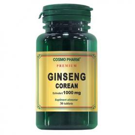 Ginseng Corean 1000 mg Premium, 60 tablete, Cosmopharm