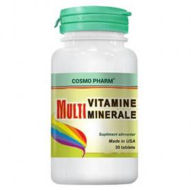 Multivitamine si Multiminerale, 30 tablete, Cosmopharm
