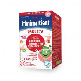 Minimartieni Imunactiv, aroma de capsuni 30 tablete, Walmark