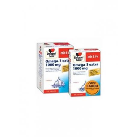 Doppelherz Omega 3 Extra 1000 mg, 120 + 60 capsule