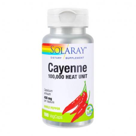 Cayenne (ardei iute), 100 capsule, Secom