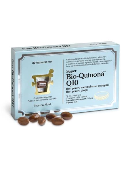 Super Bio Quinona Q10, 30 capsule, Pharma Nord - Samdistribution.ro