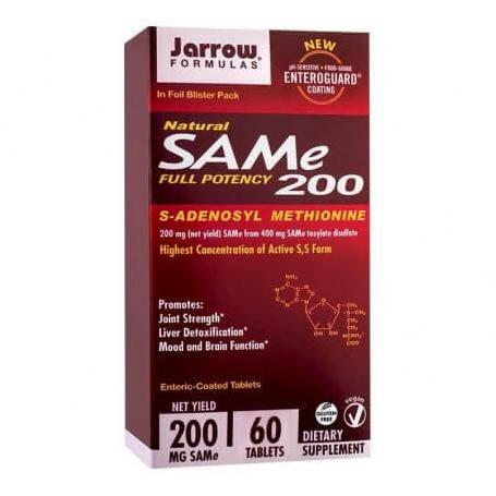 SAM-e 200 mg, 60 tablete, Secom (Jarrow Formulas)