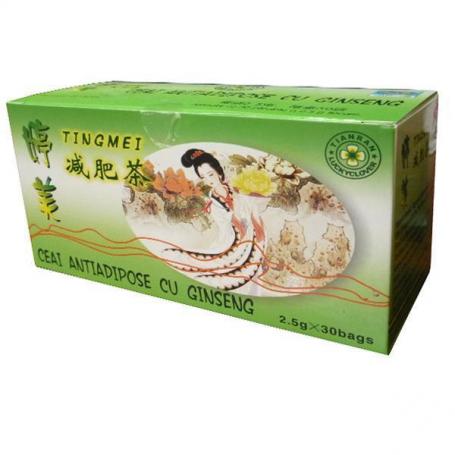 Ceai antiadipos cu Ginseng de slabit,China, 30 plicuri