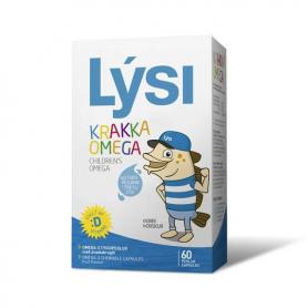 Omega 3 pentru copii, 500 mg, 60 capsule masticabile, Lysi