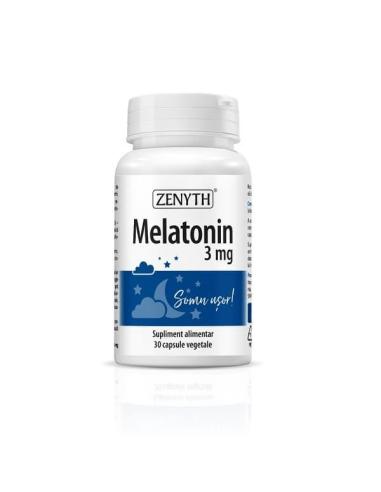 Supliment alimentar, Melatonina, Melatonin (3 mg) - 30 capsule