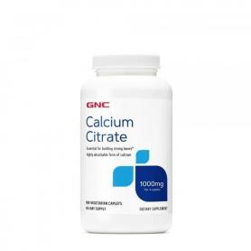 GNC Calciu Citrat 1000 mg, 180 cps vegetale