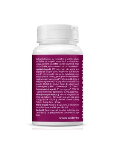 Resveratrol cu seleniu, 30 capsule, Zenyth