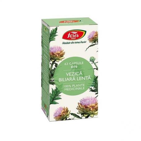 Vezica Biliara Lenta, (D70) 63 capsule, Fares