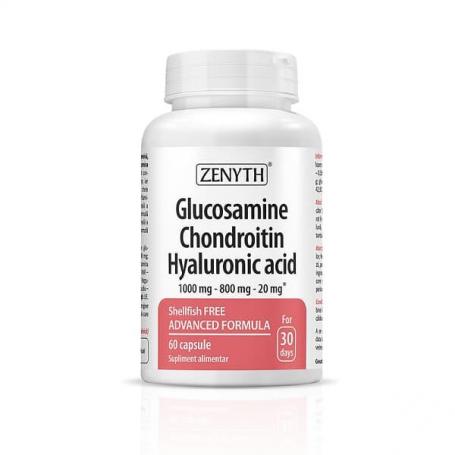 Glucosamine, Chondroitin, Hyaluronic Acid, 60 cps, Zenyth