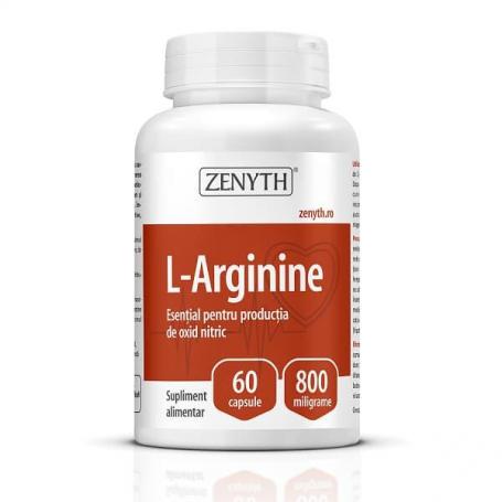 L-Arginine (Arginina), 60 capsule, Zenyth