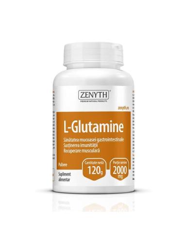 L-glutamine (glutamina pulbere), 120 g, Zenyth