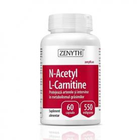 N-Acetyl L-Carnitine (550 mg), 60 capsule, Zenyth