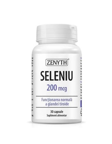 Seleniu 200 mcg, 30 capsule, Zenyth